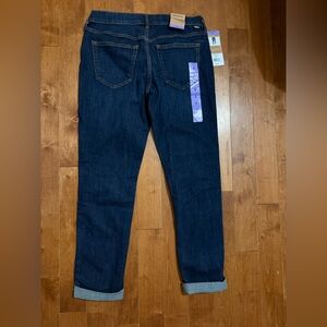 Eddie Bauer Women's Dark Blue Boyfriend Jeans